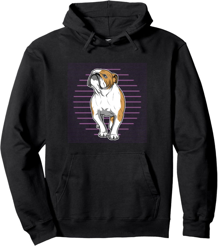 Englische Bulldogge Kapuzenpullover Geschenk Pullover Hoodie