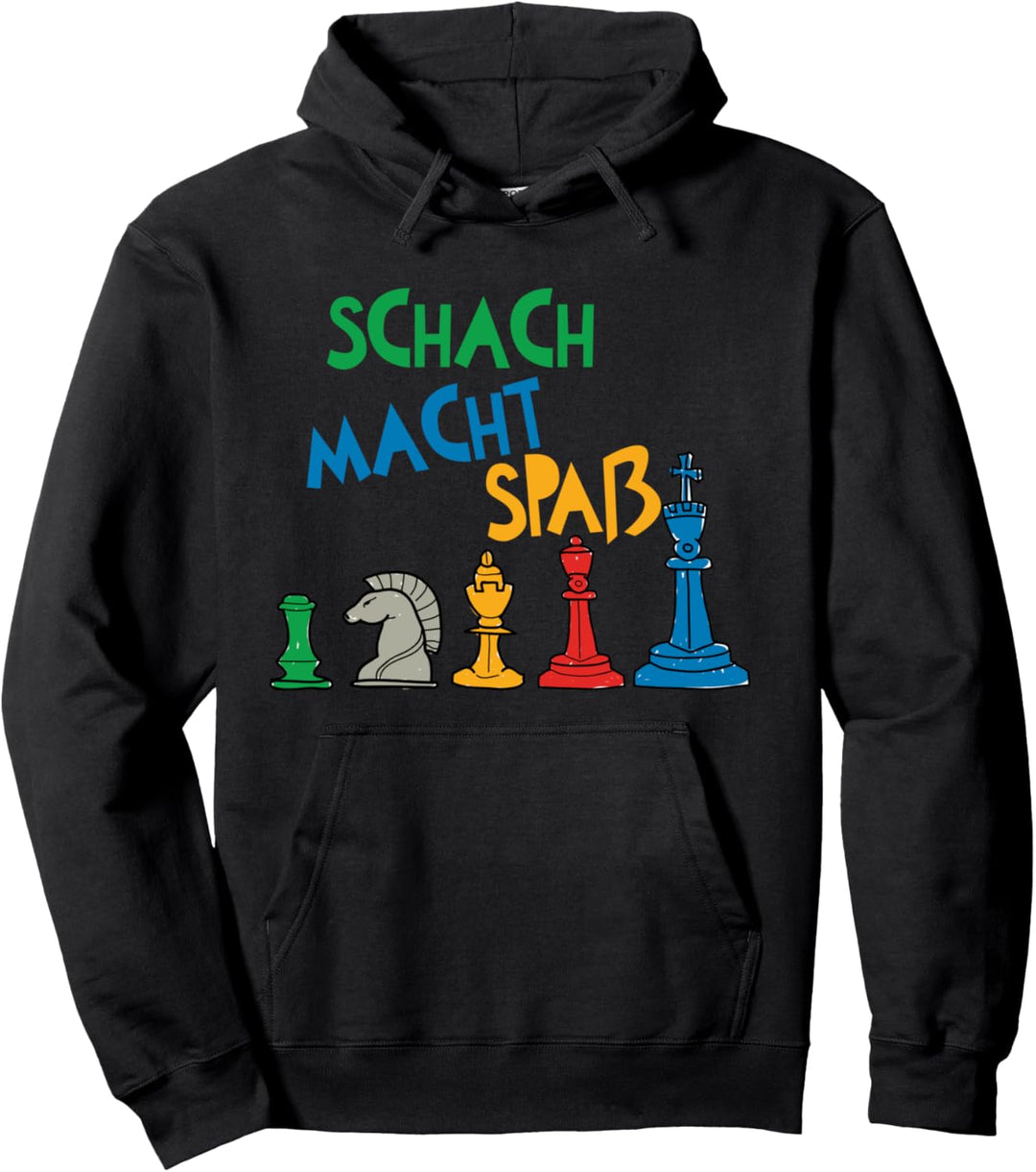 Schach Macht Spass Schachbrett Schachfiguren Grossmeister Pullover Hoodie