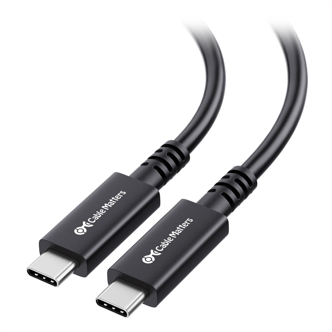Cable Matters 40Gbps Active USB4 kabel 3 m, mit 8K Video & 100 W Ladeleistung, Kompatibel mit Thunde