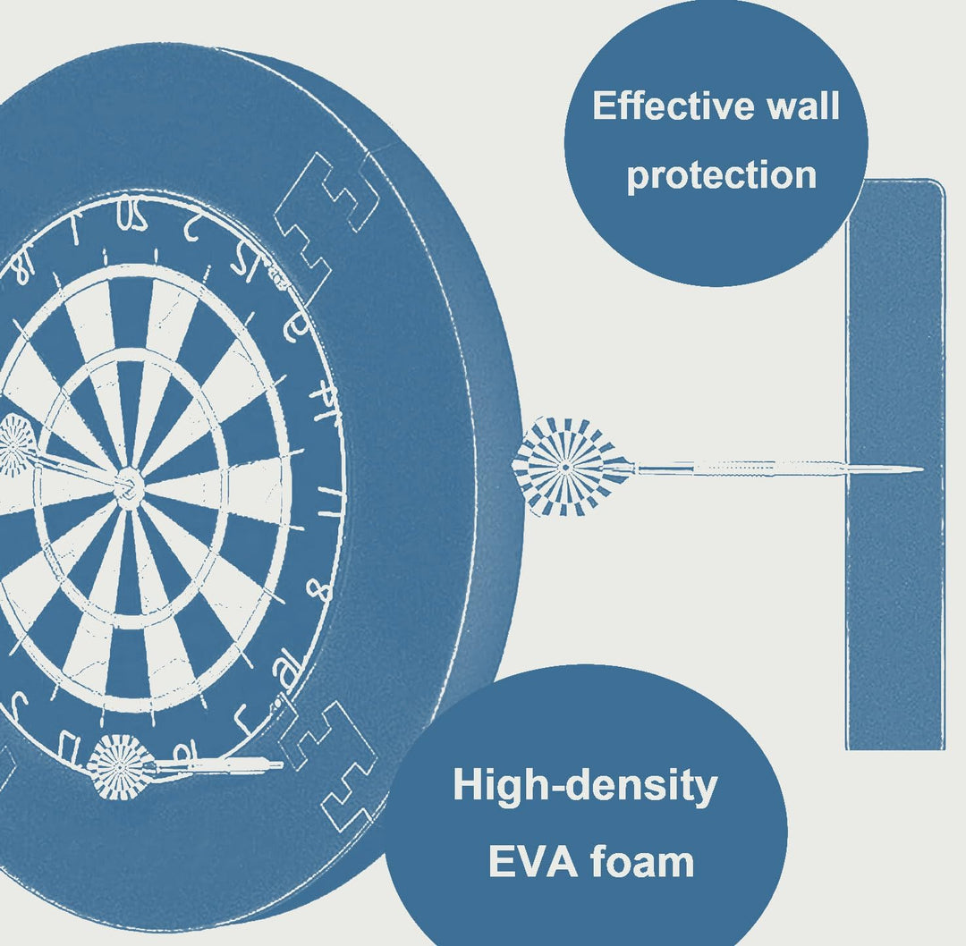 Dart Catchring Surround,Dartscheiben-Einfassung,Surround Auffangring Dart Backboard, für die Wandsch