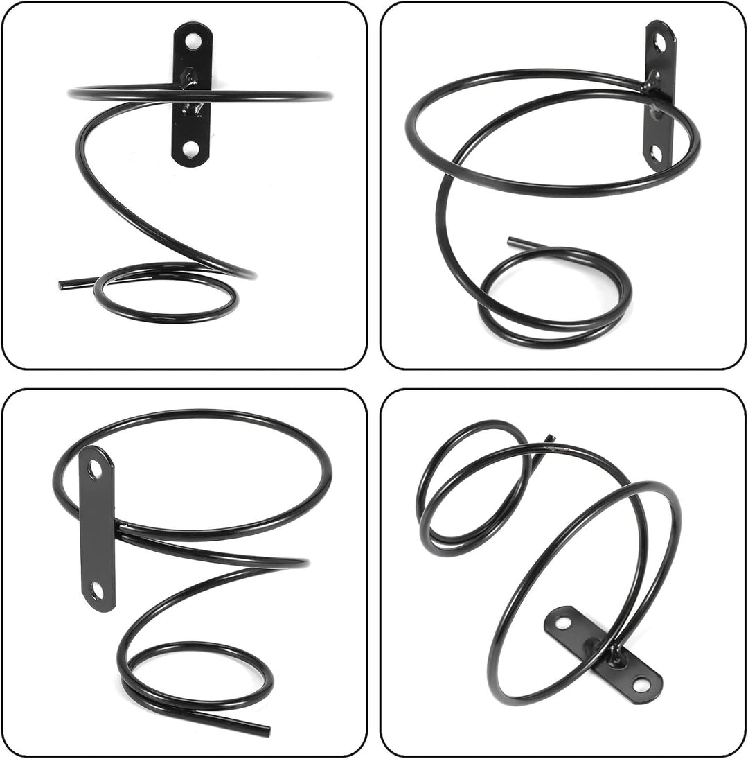 Packung mit 6 An der Wand Montierten Wein Regalen - Rot Wein Flaschen Display Halter mit Schrauben,