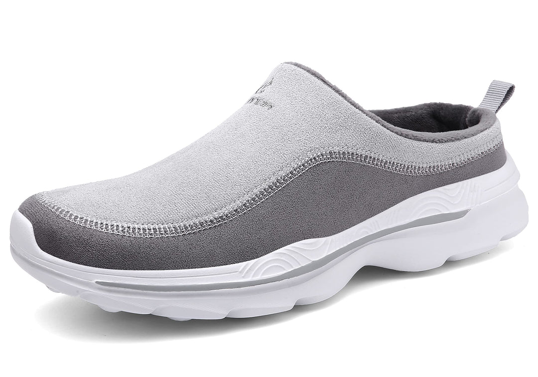 Damen Herren Clogs Hausschuhe Herbst rutschfest Pantoletten Verdicken Warm Walking Schuhe Bequem Gar