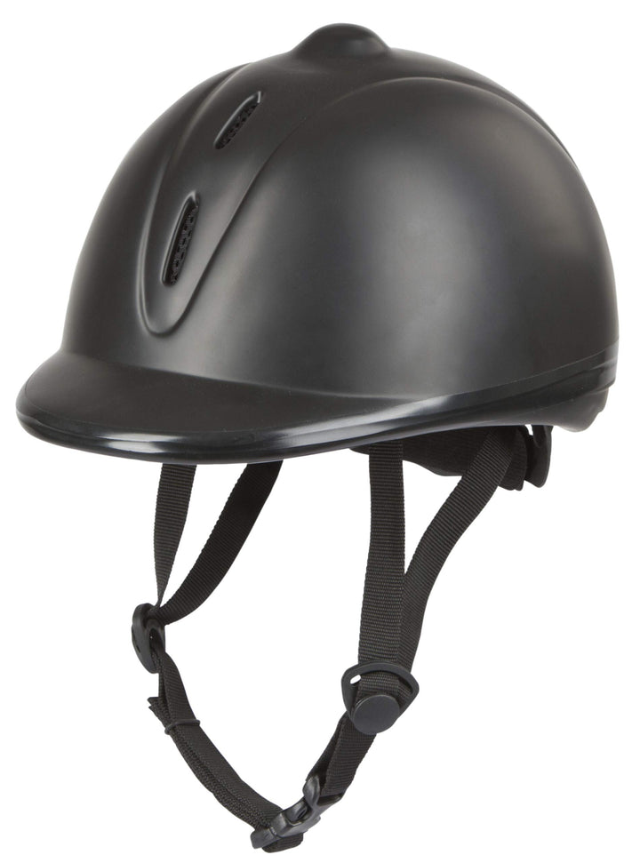 Covalliero Helm Reithelm Econimo VG1 58-61 cm Single Schwarz, 58-61 cm Single Schwarz