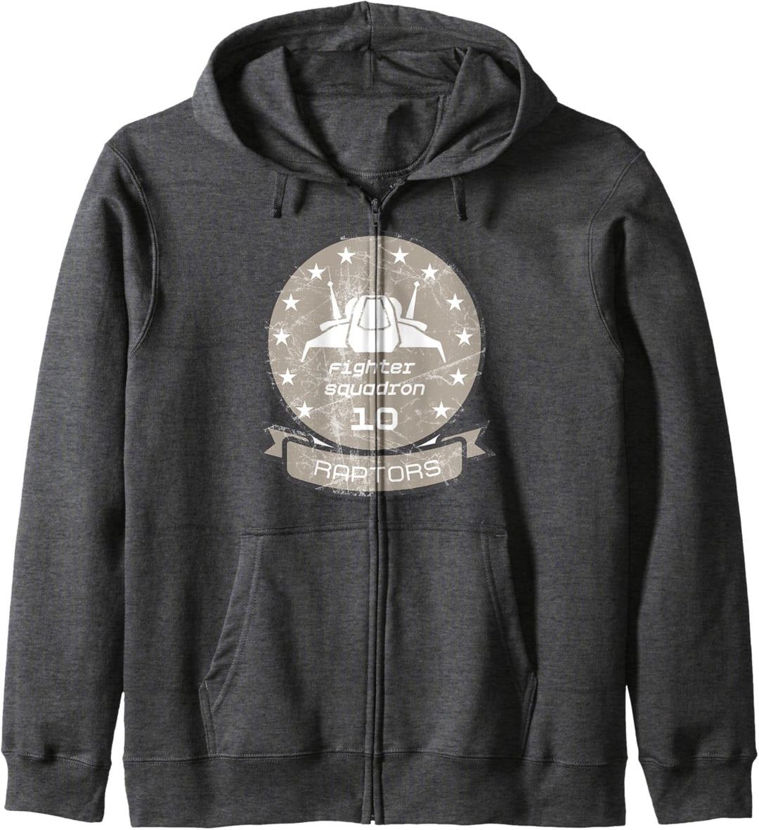 Battlestar Galactica Fighter Squadron 10 Raptors Logo Kapuzenjacke
