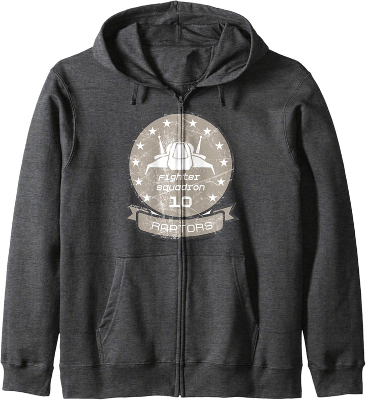 Battlestar Galactica Fighter Squadron 10 Raptors Logo Kapuzenjacke