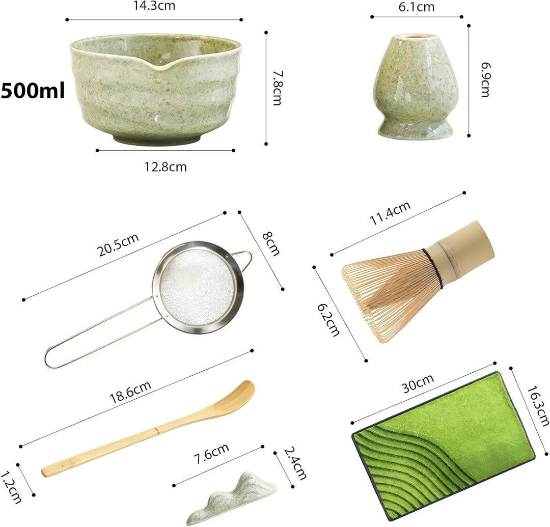 Matcha Set| Matcha Besen|Matcha Tea Set | Matcha Schale| Matcha Whisk,Schaufel, Sieb, Matcha-Besenha