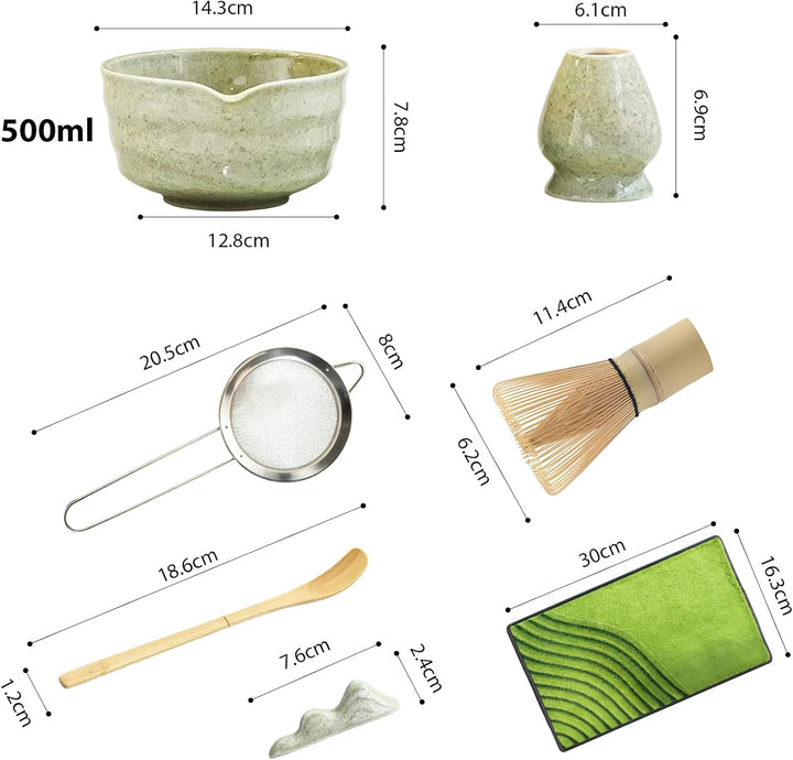 Matcha Set| Matcha Besen|Matcha Tea Set | Matcha Schale| Matcha Whisk,Schaufel, Sieb, Matcha-Besenha