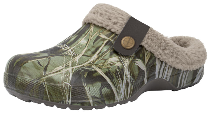 ChayChax Damen Clogs Gefüttert Herren Winter Hausschuhe Wasserdicht Warme Pantoffeln Plüsch Pantolet