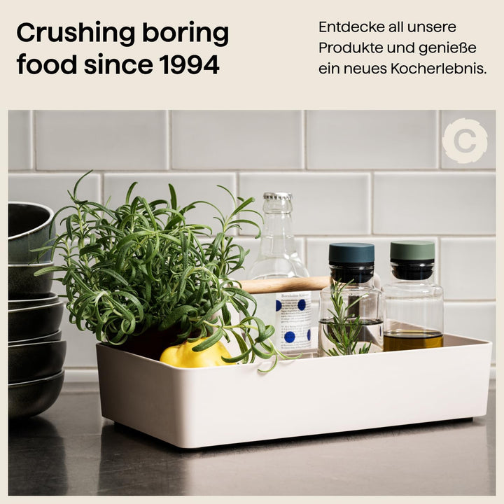 Crushgrind Billund Oil & Vinegar - Essig Öl Flasche Grün | Olivenölflasche aus Borasilkatglas mit Si