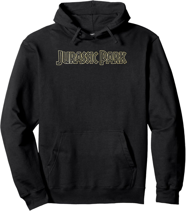 Klassisches Buchstaben-Logo von Jurassic Park Pullover Hoodie