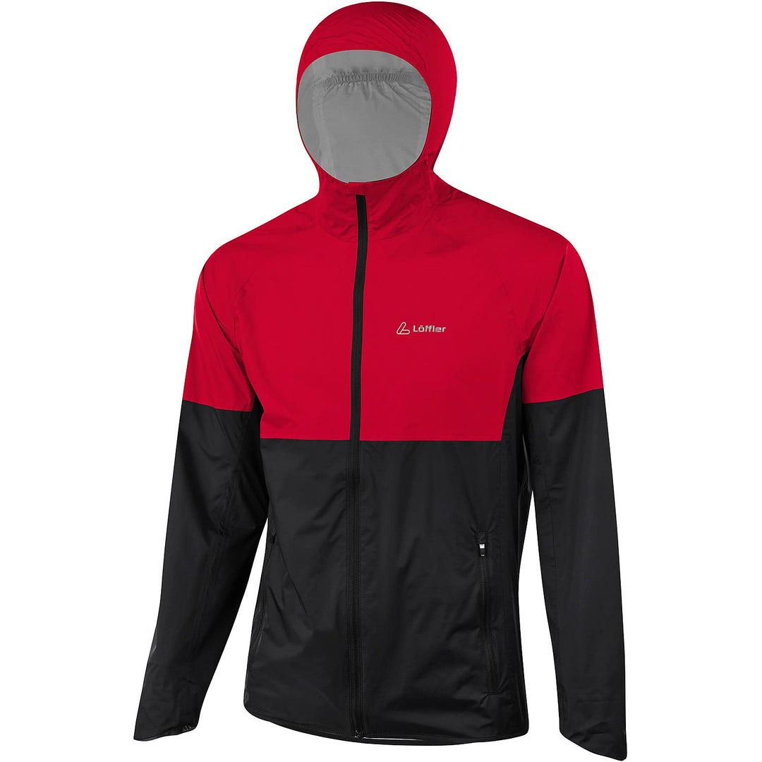 Löffler M Hooded Jacket CB WPM Pocket Olive 48 Rot, 48 Rot