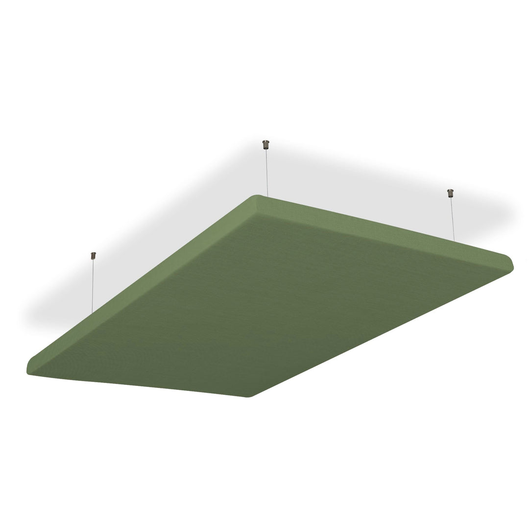SILENT4® Schallabsorber Decke 114x72x5cm Akustikbild Akustikpaneele aus Akustikvlies, Seilmontage, m