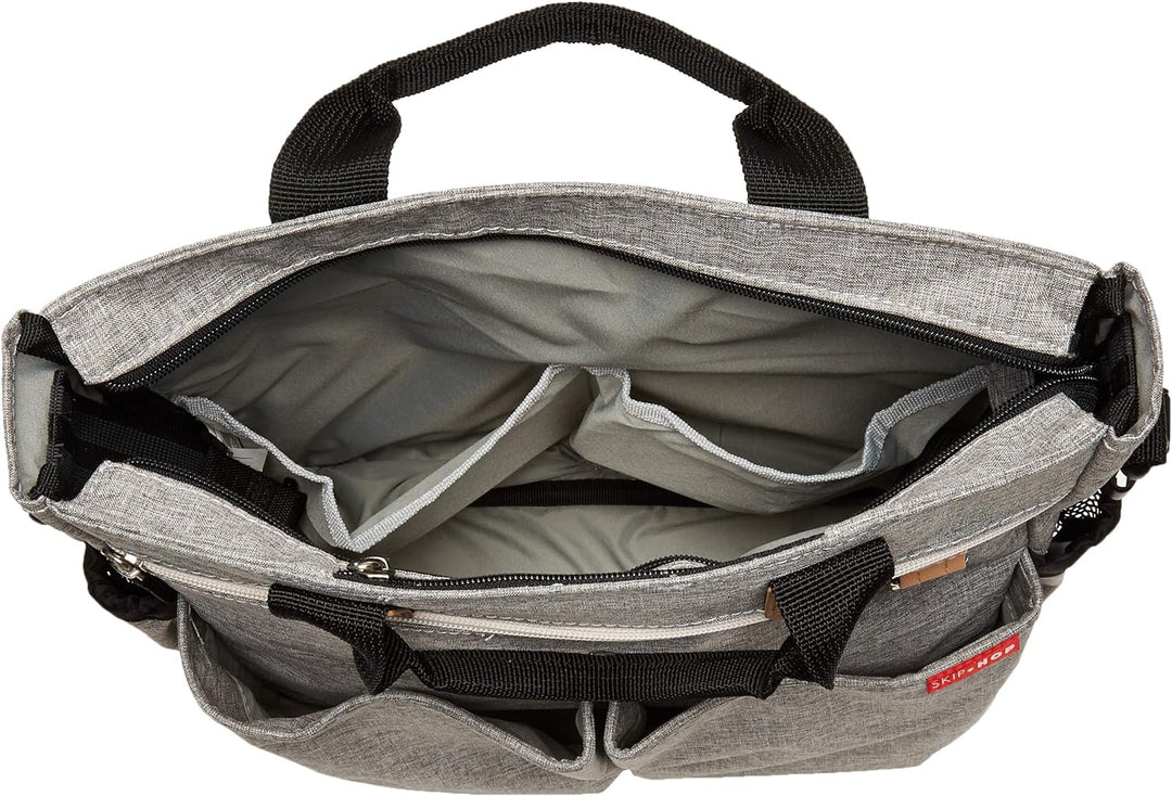 Skip Hop 220301 Dash Signature Heather Grey - Wickeltasche Grau, Grau