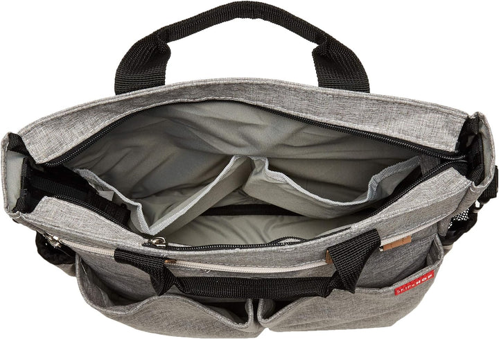 Skip Hop 220301 Dash Signature Heather Grey - Wickeltasche Grau, Grau