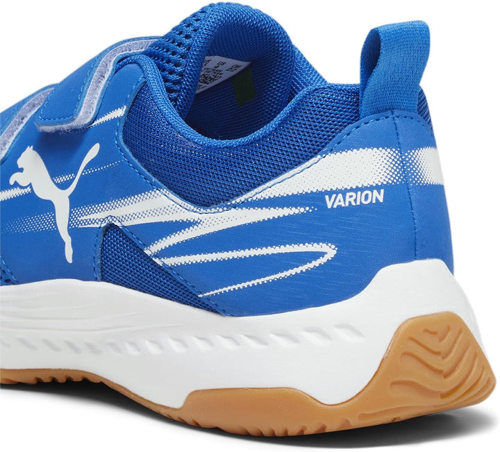 PUMA Unisex Kinder Varion Ii V Jr Indoor Court Shoe 28 EU Puma Team Royal Puma White Gum, 28 EU Puma
