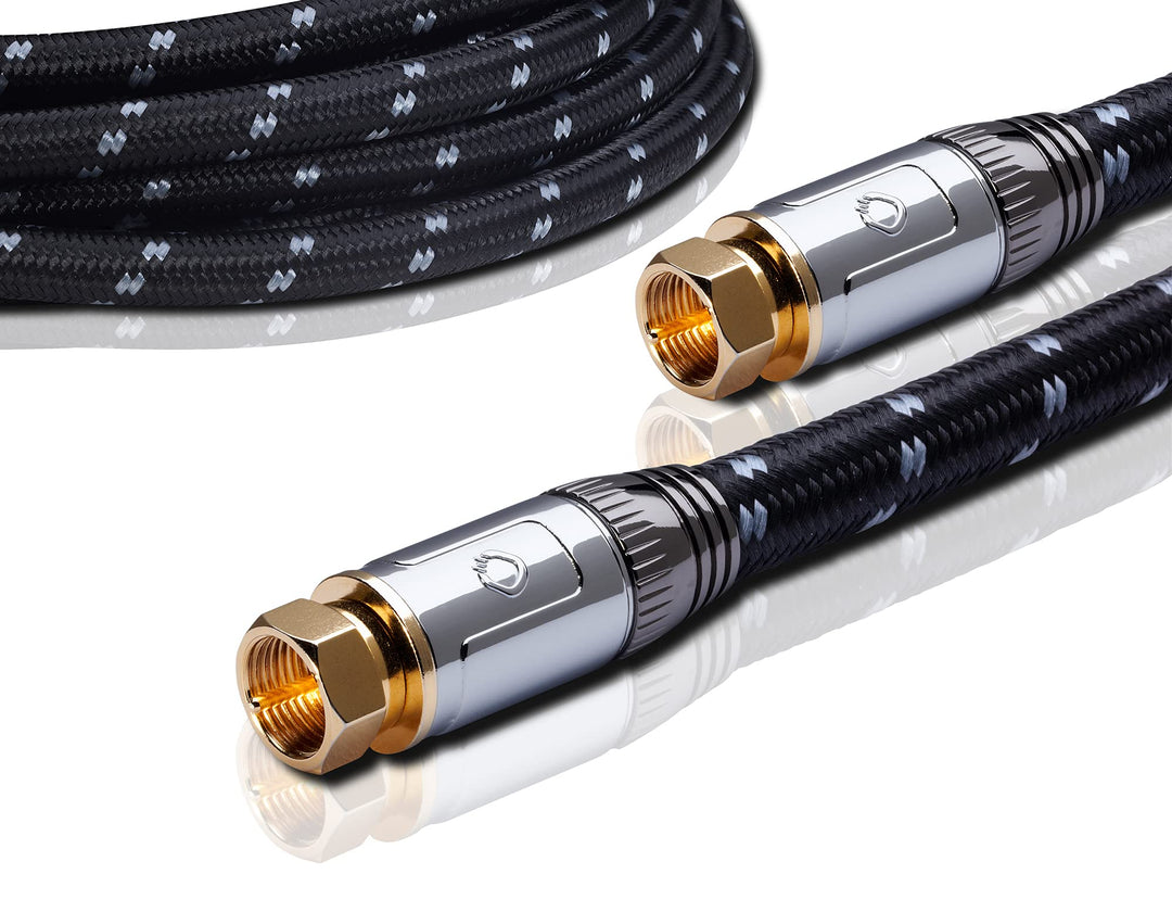 Oehlbach XXL Transmission Ultra S - High End HPOCC Sat-Kabel, Antennenkabel für Satellit und Sky Rec