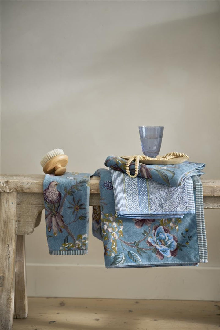 Pip Secret Garden Blue 70x140 Duschtuch 70 x 140 cm, Duschtuch 70 x 140 cm