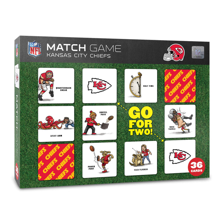 YouTheFan Memory Match Los Angeles Chargers Spiel Kansas City Chiefs M Teamfarben, Kansas City Chief