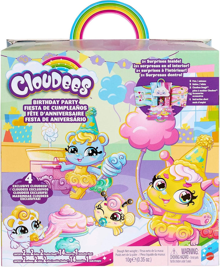Cloudees GPX46 - Sammelfiguren Geburtstagsparty Spielset, ab 4 Jahren