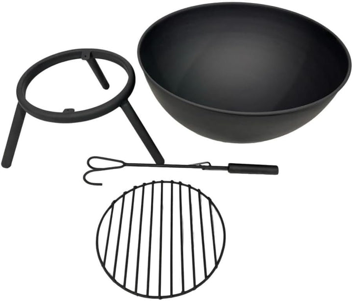 Jet-Line® | Feuerschale NAVARO | Outdoor | Feuerstelle Garten | Terrasse | 60 cm geneigt oder Horizo