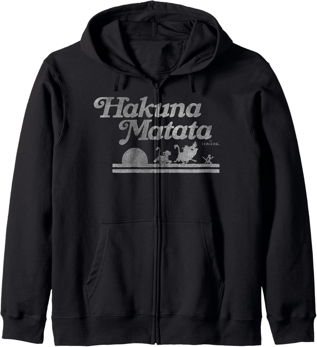 Disney Lion King Hakuna Matata Silhouette Kapuzenjacke