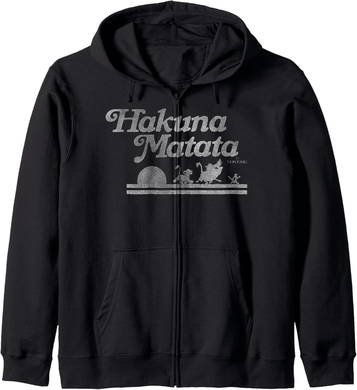 Disney Lion King Hakuna Matata Silhouette Kapuzenjacke