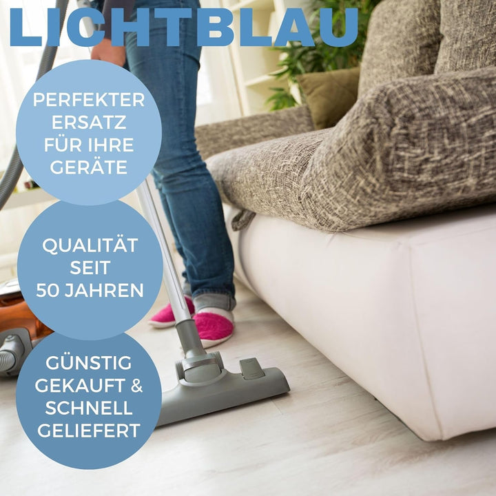 LICHTBLAU Universal Staubsaugerdüse 2976 umschaltbar I Bodendüse kompatibel mit AEG, Miele, Bosch &