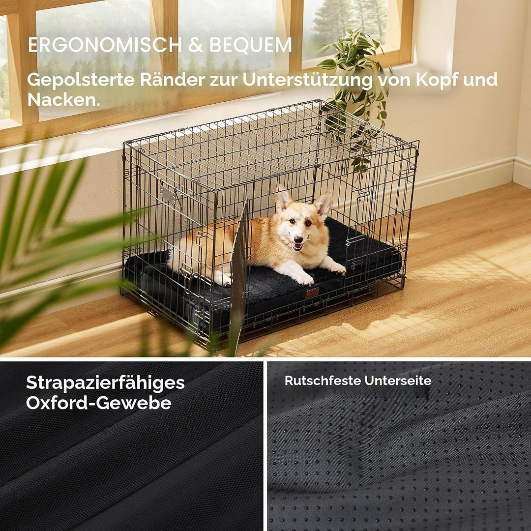 BEDSURE orthopädisches Hundebett mittelgrosse Hunde - 89x56x7.6cm Hundekissen flauschig Hundematte w