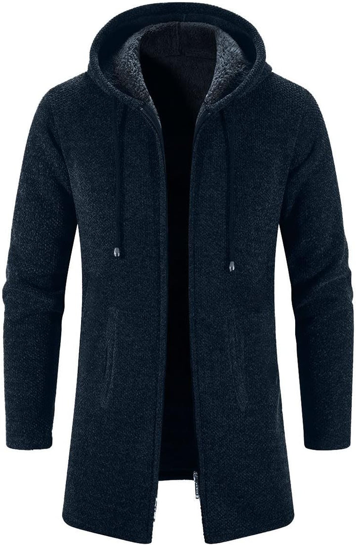 tsaChick Outdoor Jacken FüR Damen Lang Strickjacke für Herren Moderne Mode Herbst lang lässig solide