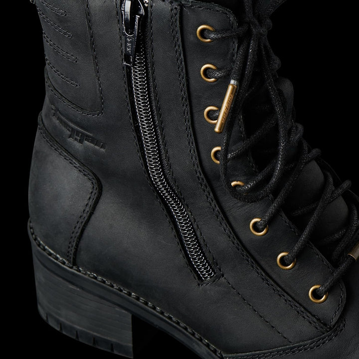 Furygan Damen Janis Lady D3o Motorradschuhe 38 EU Schwarz, 38 EU Schwarz
