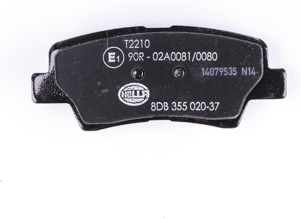HELLA PAGID 8DB 355 020-371 Bremsbelagsatz - T2210 - Dicke/Stärke: 15.7mm - Bremssystem: Akebono - m