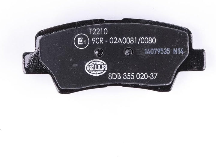 HELLA PAGID 8DB 355 020-371 Bremsbelagsatz - T2210 - Dicke/Stärke: 15.7mm - Bremssystem: Akebono - m