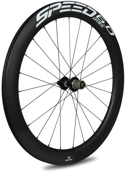 Veltec Unisex – Erwachsene Laufradsatz Speed 6.0 18mm SR Disc XDR 12x100/12x142, schwarz/weiss, 622-
