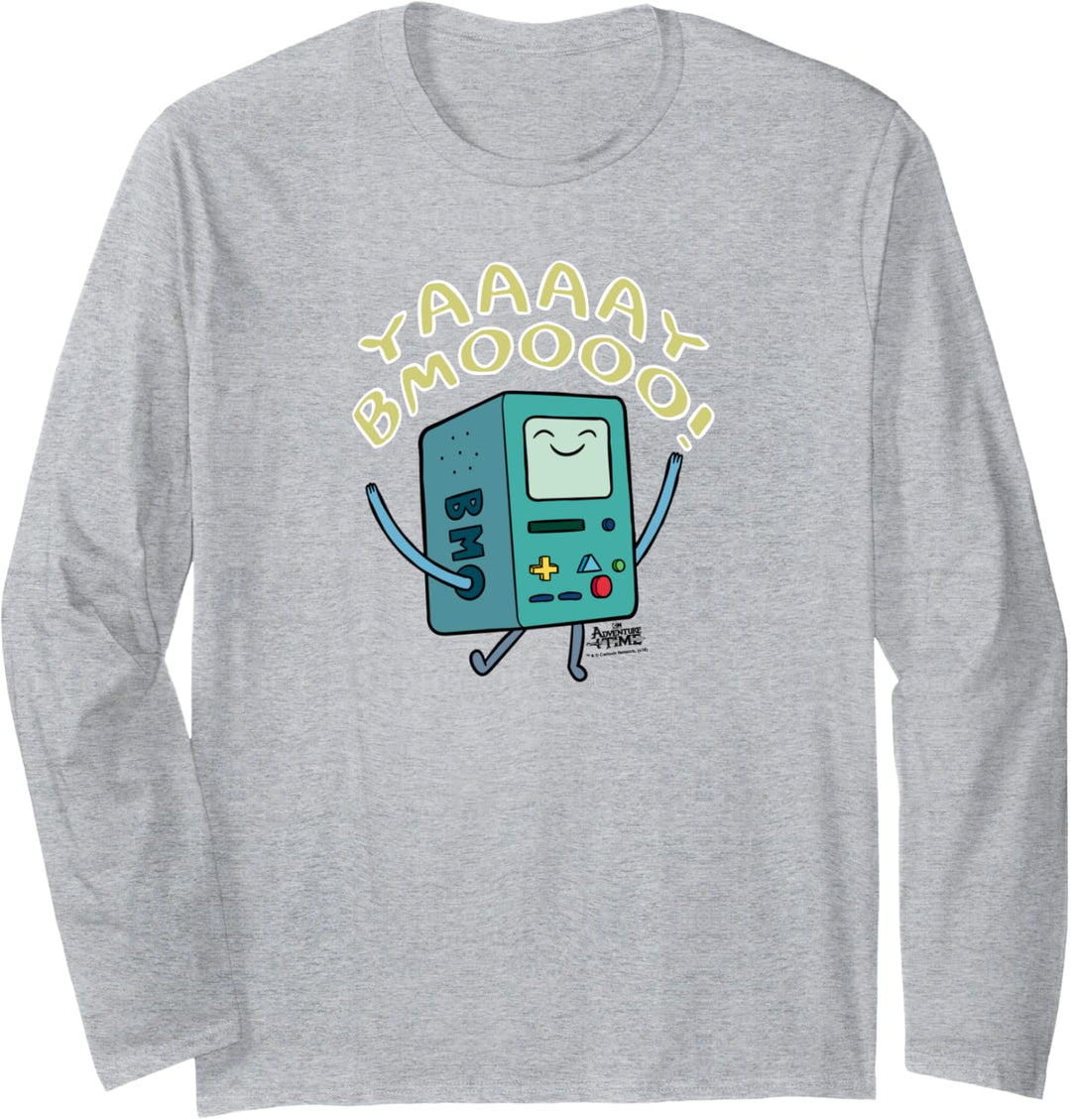 Adventure Time Yay BMO Langarmshirt