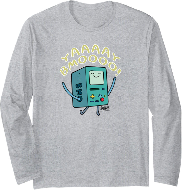 Adventure Time Yay BMO Langarmshirt