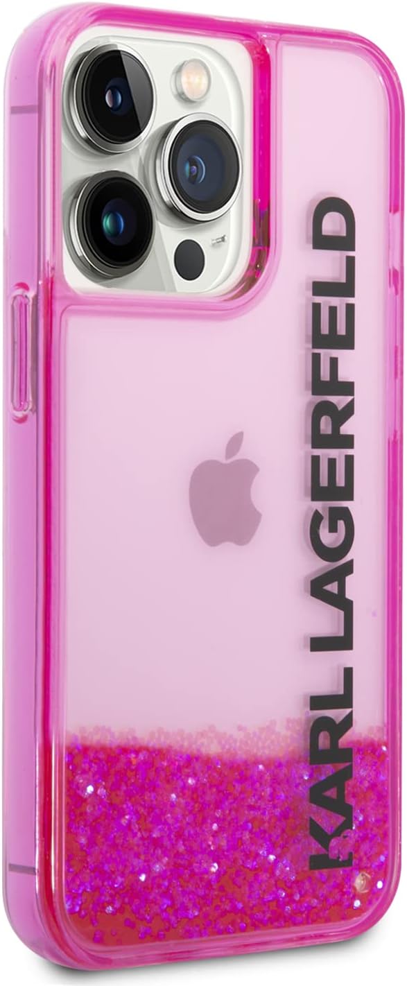 Karl Lagerfeld KLHCP14XLCKVF Hülle für iPhone 14 Pro Max 6,7" rosa/pink hardcase