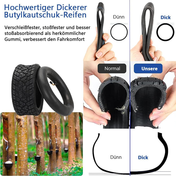 85/65-6,5 Innen- Aussenreifen Breitere Dickere Elektroroller Ersatzräder für Kugoo G-Booster/KUGOO G