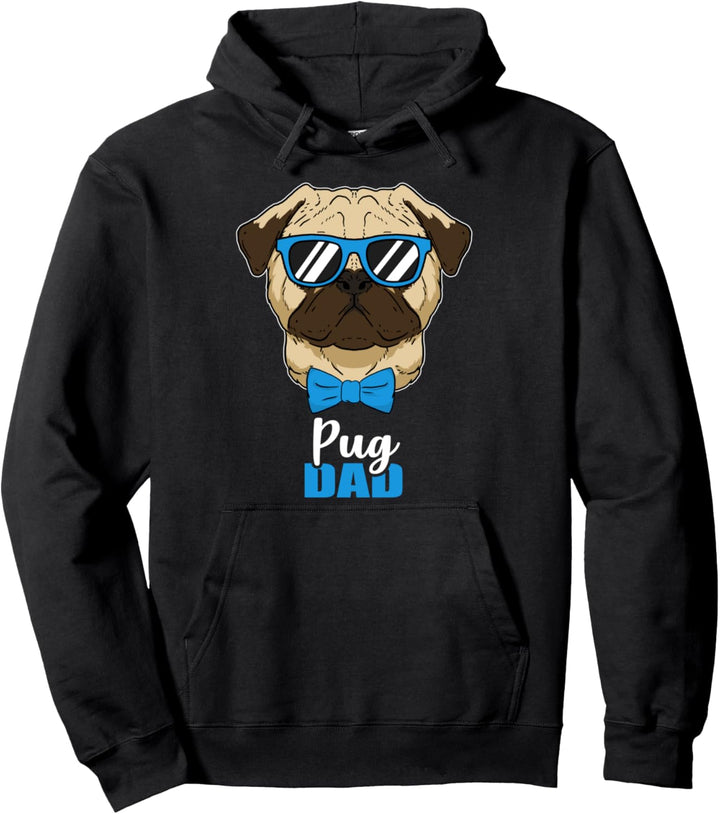 Lustiges Hunde Papa Geschenk Herrchen Mops Hund Pullover Hoodie