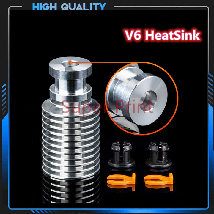 Super Print V6 Hotend 12V 40W Remote Bowen Print J-Head Hotend Titanium Alloy HeatBreak Cooling Fan