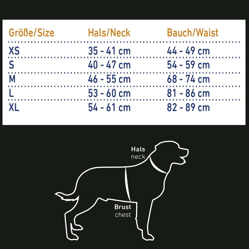 Nobby Hunde Schwimmweste Sharky - verstellbare Brust- und Bauchgurte - Schwimmhilfe - Rettungsweste