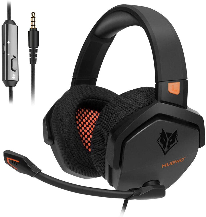 NUBWO N16 Gaming Headset – Mikrofon mit Geräuschunterdrückung, Stereo Sound und Komfortables Design