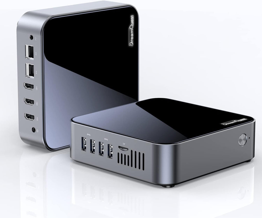 DreamQuest Mini PC Windows 11 Pro, Intel 12. Gen N95 (bis zu 3,4 GHz), 16GB DDR4 512GB M.2 SSD Mini