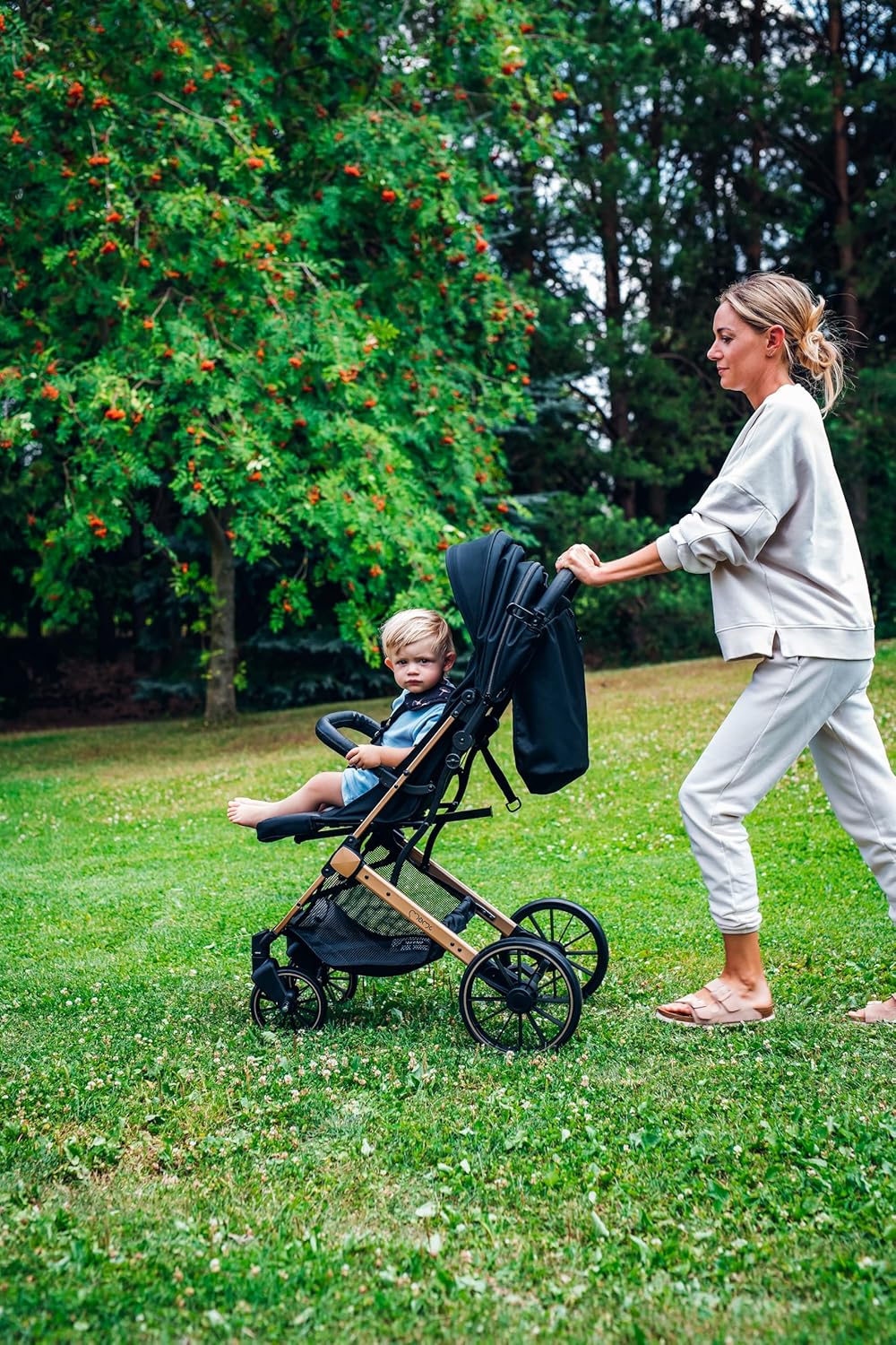MoMi ESTELLE DAKAR Kinderwagen ab 6. Monat (bis 22 kg), klappbarer Buggy mit 5-Punkt-Sicherheitsgurt