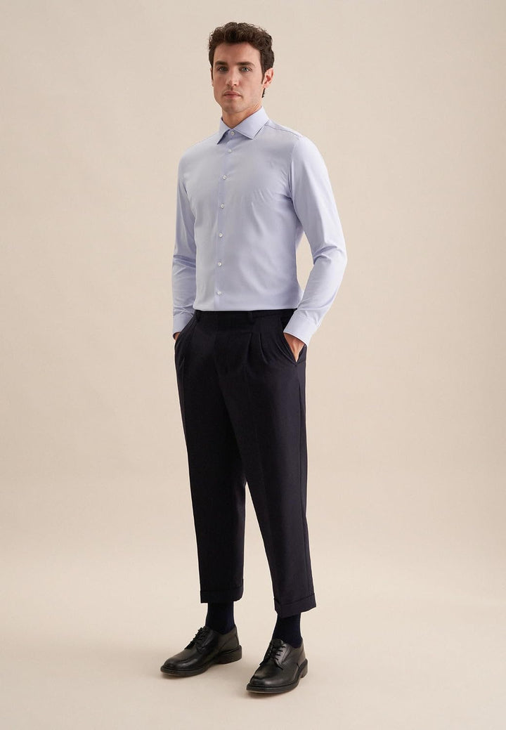 Seidensticker Herren Business-Hemd - Extra Slim Fit - Bügelfrei - Kent-Kragen - Langarm - Baumwollmi