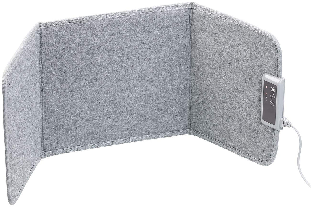 Sichler Haushaltsgeräte Infrarot Panel: Faltbares Fern-Infrarot-Heizpanel, bis 65 °C, 85 Watt, Gröss