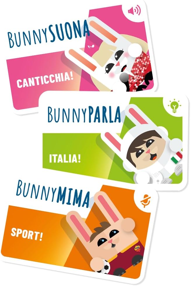 Asmodee Bunny Hops, Brettspiel, Partyspiel, 4-16 Spieler, ab 14 Jahren, italienische Ausgabe