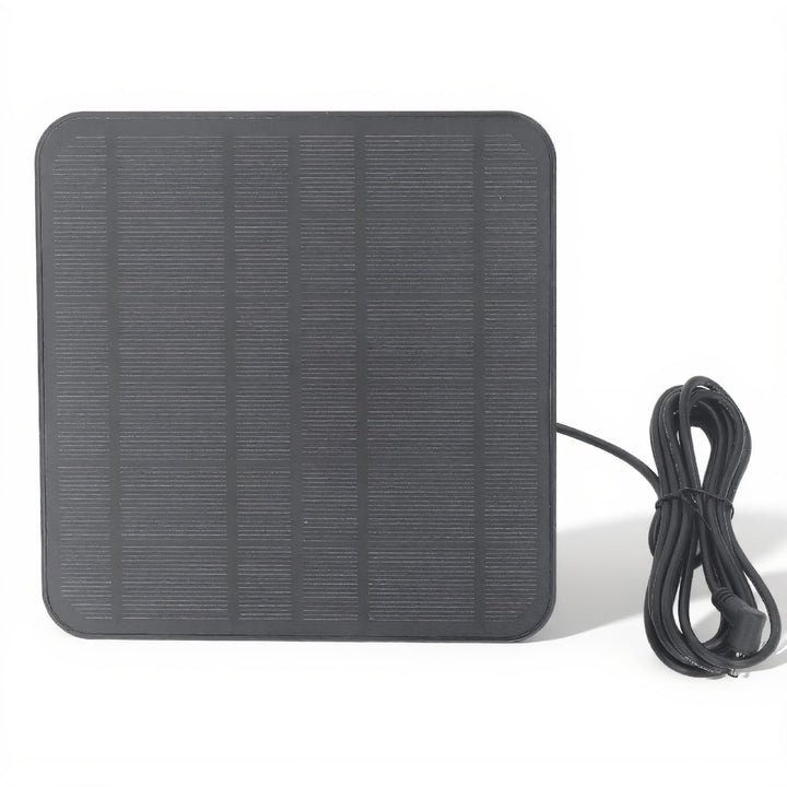 für Ring Solar Panel, 12 W Solar Panel Kamera Ladegerät für Ring für Kamera für Stick Up Cam Akku 2.