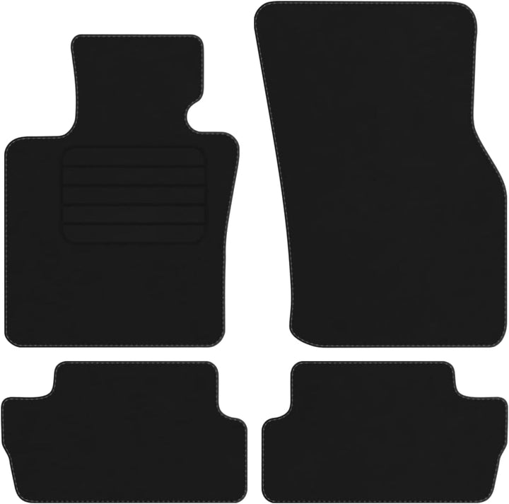 Velourmattenset für BMW Mini Cooper SE Elektro ab Bj. 2020 STD Befestigungen Mit Absatzschoner Passf
