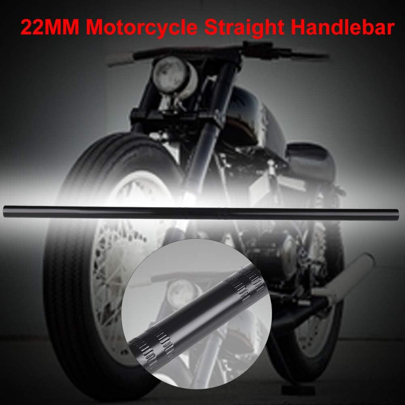 Hlyjoon Motorrad Drag Lenker 22 MM Motorrad Retro Flache Lenker Gerade Lenker Z Drag Bar Motorrad Kl