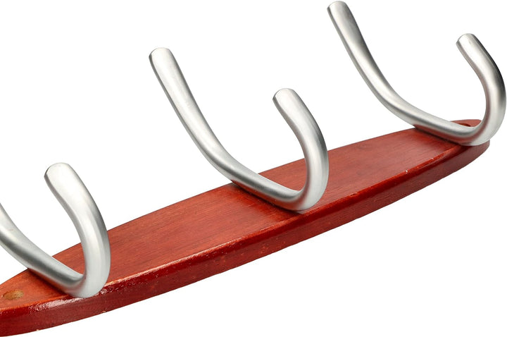 KOTARBAU® Holz-Garderobenhaken mit 3 Haken Kleiderhacken für Wandmontage Satin, 3 Haken